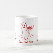 Mug drôle de fantôme crier boo halloween design graphi (Centre)