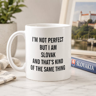 Mug Drôle de Fierté Slovaque Je ne suis pas parfait ma