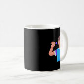 Mug Drôle de fléchettes pour les joueurs de fléchettes (Devant droit)