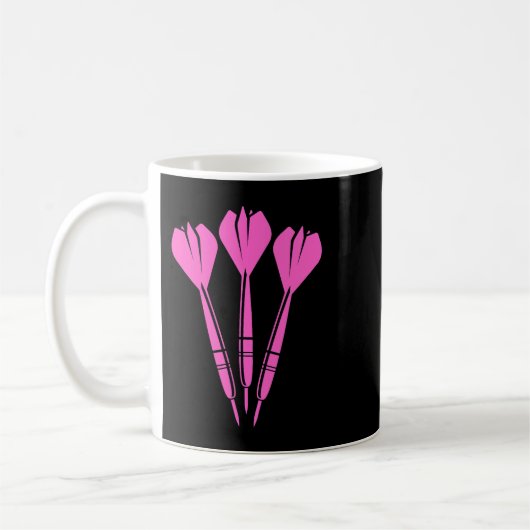 Mug Drôle de fléchettes pour les joueurs de fléchettes (Gauche)