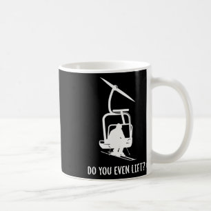 Mug Drôle de levage de ski 