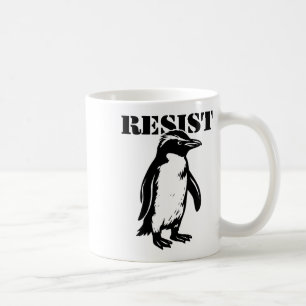 Mug Drôle de manchot résiste à la protestation contre