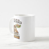 Mug Drôle de marmotte – “J'ai l'air d'écouter (Devant gauche)