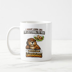 Mug Drôle de marmotte – “J'ai l'air d'écouter