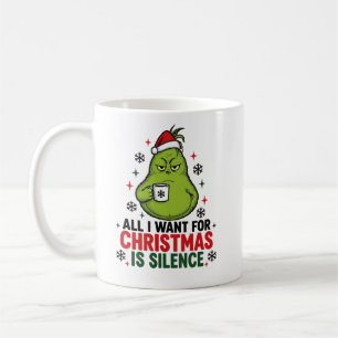 Mug Drôle de Monstre Vert Grincheux Tout Ce Que Je Veu