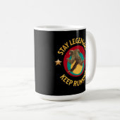 Mug Drôle de motivation de course de Bigfoot (Devant droit)