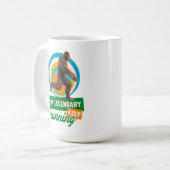 Mug Drôle de motivation de course de Bigfoot (Devant gauche)