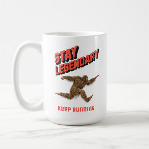 Mug Drôle de motivation de course de Bigfoot