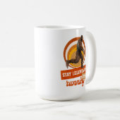Mug Drôle de motivation de course de Bigfoot (Devant droit)
