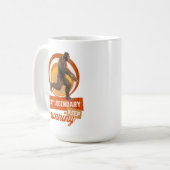 Mug Drôle de motivation de course de Bigfoot (Devant gauche)