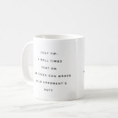 Mug drôle de mule de golf (Devant gauche)