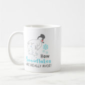 Mug Drôle de neige Comment les flocons de neige sont v (Gauche)