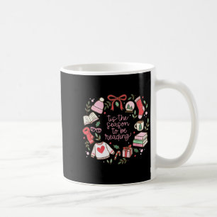 Mug Drôle de Noël C'est la saison pour lire des livres