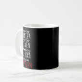 Mug Drôle de Noël Dasher Danseur Prancer Vixen Moustac (Devant gauche)