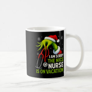 Mug Drôle de Noël Je suis désolé La niche infirmière m