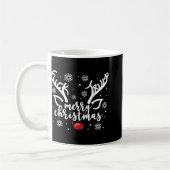 Mug Drôle de Noël Message Caché Subtil Joyeux Noël R (Gauche)