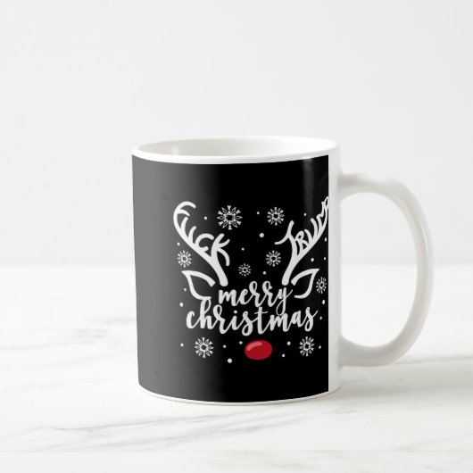Mug Drôle de Noël Message Caché Subtil Joyeux Noël R (Droite)