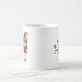 Mug Drôle de Noël Touche mon Elfe de Fêtes (Centre)