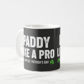 Mug Drôle de Paddy comme un Pro St. Patrick Célébratio (Devant gauche)
