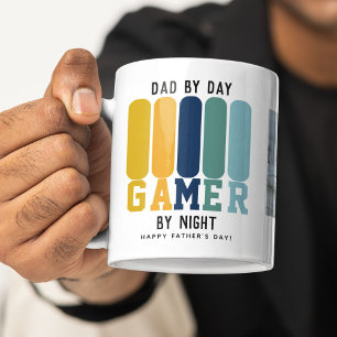 Mug Drôle de papa joueur pour la fête des pères