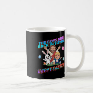 Mug Drôle de Pâques Jésus Lapin de Pâques Trump Boys S