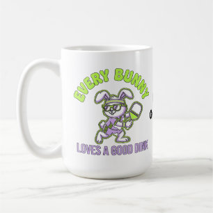 Mug Drôle de Pâques Pickleball Chaque lapin aime un Di