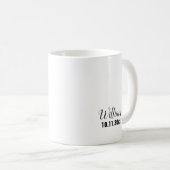 Mug Drôle de pause café de retraite Nom personnalisé (Devant droit)