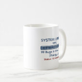 Mug Drôle de programmeur code (Devant droit)
