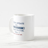 Mug Drôle de programmeur code (Devant gauche)