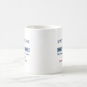 Mug Drôle de programmeur code (Centre)