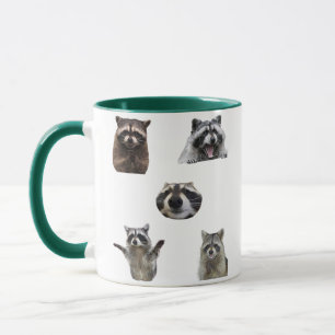 Mug drôle de raton laveur pour les amateurs de mèm