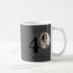 Mug Drôle de regard qui a 40 ans 40e anniversaire styl