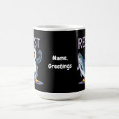 Mug Drôle de résister à la protestation des pingouins  (Centre)