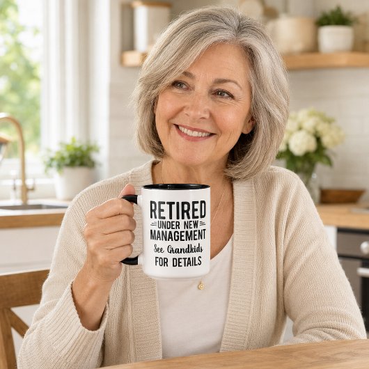 Mug Drôle de retraite sous nouvelle direction