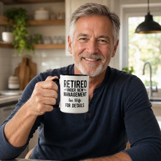 Mug Drôle de retraite sous nouvelle direction