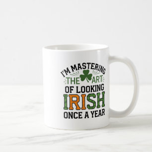 Mug Drôle de Saint-Patrick Fierté Irlandaise Trèfle Ch