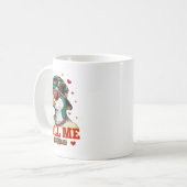Mug Drôle de Saint-Valentin Garçon Canard Chasse Appel (Devant gauche)