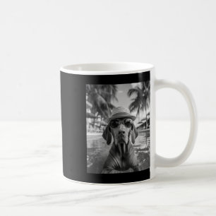 Mug Drôle de selfie de Vizsla chien vacances d'été