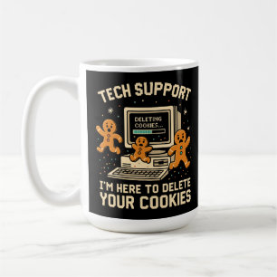 Mug Drôle de support technique Supprimer les cookies