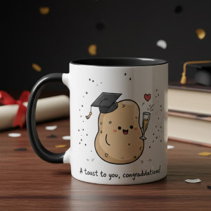 Mug Drôle de toast de remise des diplômes Kawaii pour 