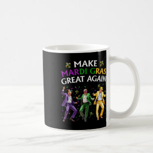 Mug Drôle de Trump dansant rend Mardi Gras à nouveau g