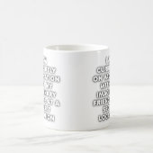 Mug drôle de vacances d'ami imaginaire (Centre)