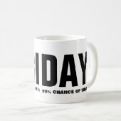 Mug drôle de vendredi fabuleux (Devant droit)