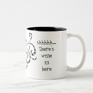 Mug drôle de vin secret