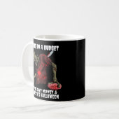 Mug Drôle de Zombie Halloween à petit budget (Devant gauche)