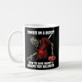 Mug Drôle de Zombie Halloween à petit budget (Gauche)