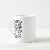 Mug Drôle débat - Je ne plaide pas, juste juste (Devant gauche)