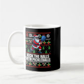 Mug Drôle Deck Les Halls Mal Sweater Pickle (Gauche)