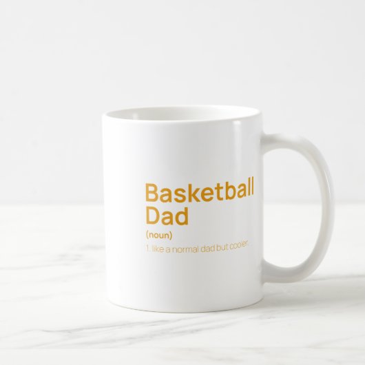 Mug Drôle définition papa de basket-ball (Droite)