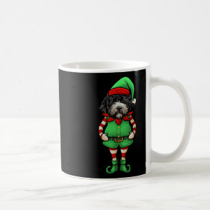 Mug Drôle d'elfe de Noël Chien d'eau portugais 